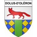 Dolus-d'Oléron 17 ville Stickers blason autocollant adhésif