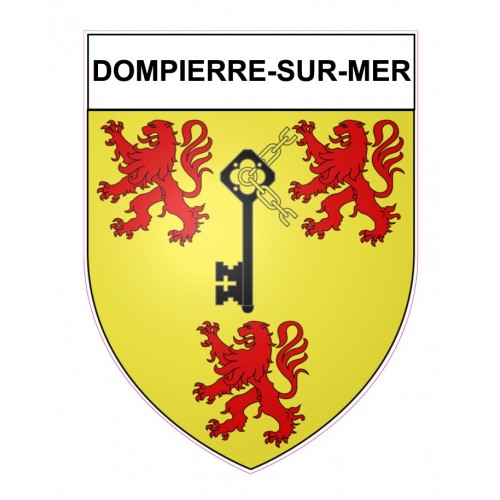 Pegatinas escudo de armas de Omps adhesivo de la etiqueta engomada