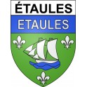 étaules 17 ville Stickers blason autocollant adhésif