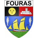 Pegatinas escudo de armas de Omps adhesivo de la etiqueta engomada