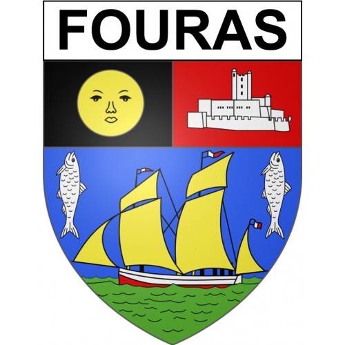 Pegatinas escudo de armas de Omps adhesivo de la etiqueta engomada