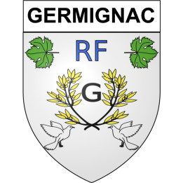 Omps Sticker wappen, gelsenkirchen, augsburg, klebender aufkleber
