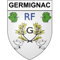 Germignac 17 ville Stickers blason autocollant adhésif