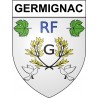 Germignac 17 ville Stickers blason autocollant adhésif