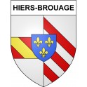 Hiers-Brouage 17 ville Stickers blason autocollant adhésif