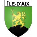 Île-d'Aix 17 ville Stickers blason autocollant adhésif