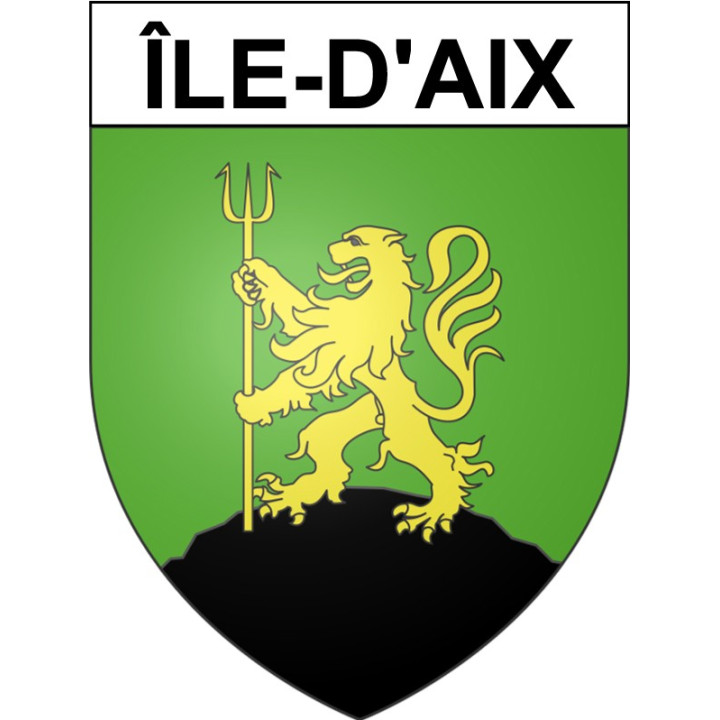Île-d'Aix 17 ville Stickers blason autocollant adhésif