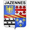 Jazennes 17 ville Stickers blason autocollant adhésif