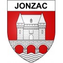 Jonzac 17 ville Stickers blason autocollant adhésif