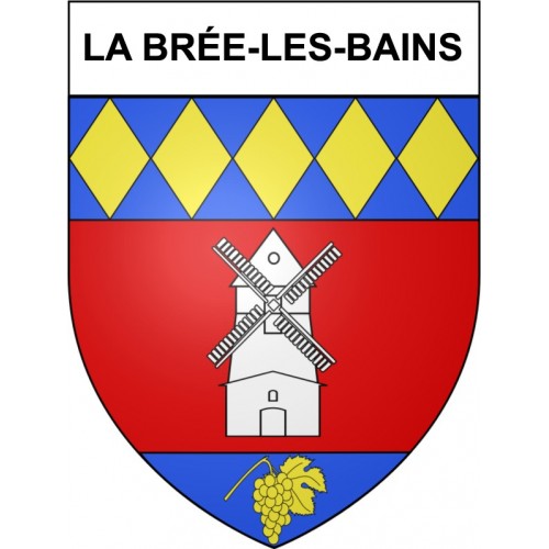 La Brée-les-Bains 17 ville Stickers blason autocollant adhésif