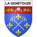 La Genétouze 17 ville Stickers blason autocollant adhésif