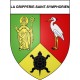 Pegatinas escudo de armas de Omps adhesivo de la etiqueta engomada