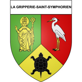 Omps Sticker wappen, gelsenkirchen, augsburg, klebender aufkleber