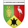 La Gripperie-Saint-Symphorien 17 ville Stickers blason autocollant adhésif