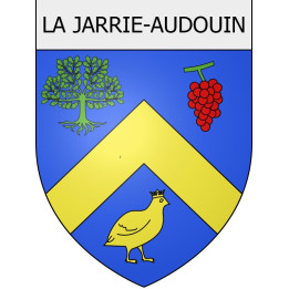 La Jarrie-Audouin 17 ville Stickers blason autocollant adhésif