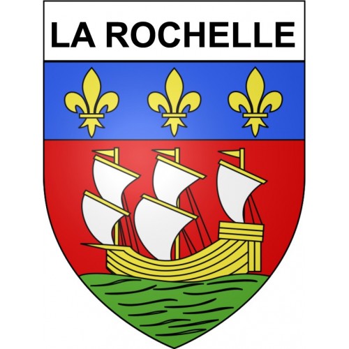 La Rochelle 17 ville Stickers blason autocollant adhésif