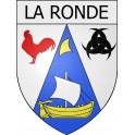 La Ronde 17 ville Stickers blason autocollant adhésif