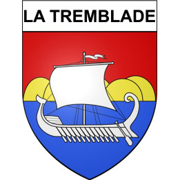 La Tremblade 17 ville Stickers blason autocollant adhésif