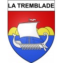 La Tremblade 17 ville Stickers blason autocollant adhésif