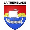 La Tremblade 17 ville Stickers blason autocollant adhésif