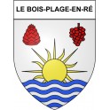 Le Bois-Plage-en-Ré 17 ville Stickers blason autocollant adhésif