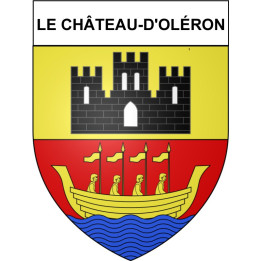 Le Château-d'Oléron 17 ville Stickers blason autocollant adhésif