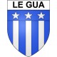 Le Gua 17 ville Stickers blason autocollant adhésif