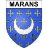Marans 17 ville Stickers blason autocollant adhésif