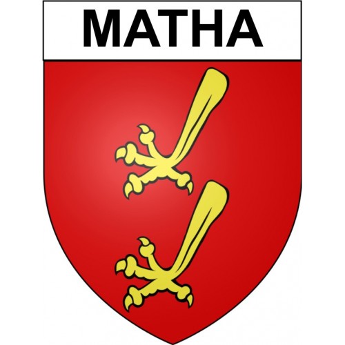 Matha 17 Ville Stickers Blason Autocollant Adh sif EBay Matha 17 ville stickers blason autocollant adh sif ebay
