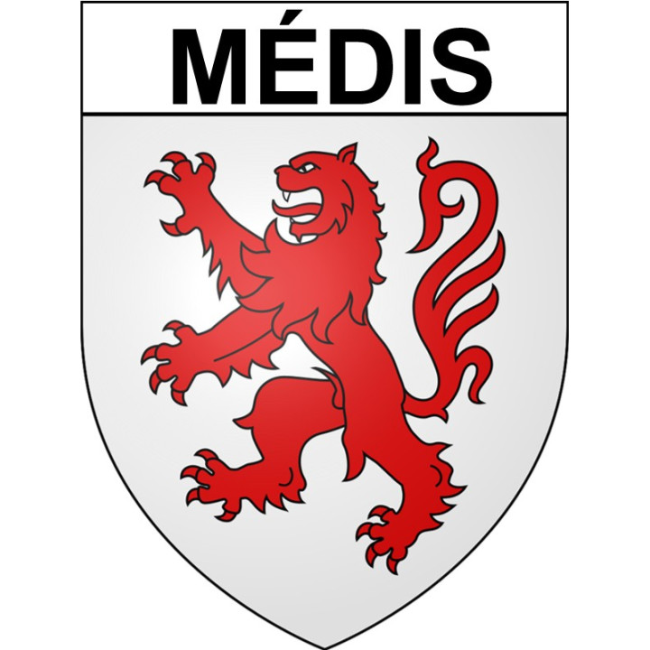 Pegatinas escudo de armas de Omps adhesivo de la etiqueta engomada