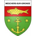 Meschers-sur-Gironde 17 ville Stickers blason autocollant adhésif