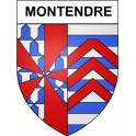 Montendre 17 ville Stickers blason autocollant adhésif