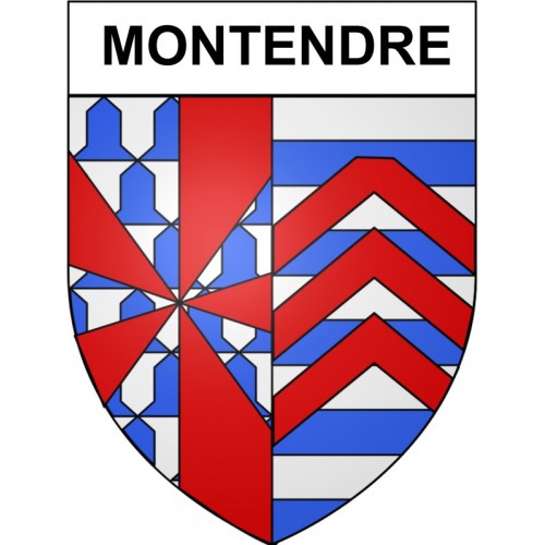 Montendre 17 ville Stickers blason autocollant adhésif
