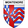 Montendre 17 ville Stickers blason autocollant adhésif
