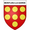 Montlieu-la-Garde 17 ville Stickers blason autocollant adhésif
