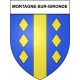 Mortagne-sur-Gironde 17 ville Stickers blason autocollant adhésif