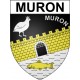 Muron 17 ville Stickers blason autocollant adhésif