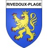 Rivedoux-Plage Sticker wappen, gelsenkirchen, augsburg, klebender aufkleber