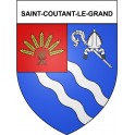 Saint-Coutant-le-Grand 17 ville Stickers blason autocollant adhésif