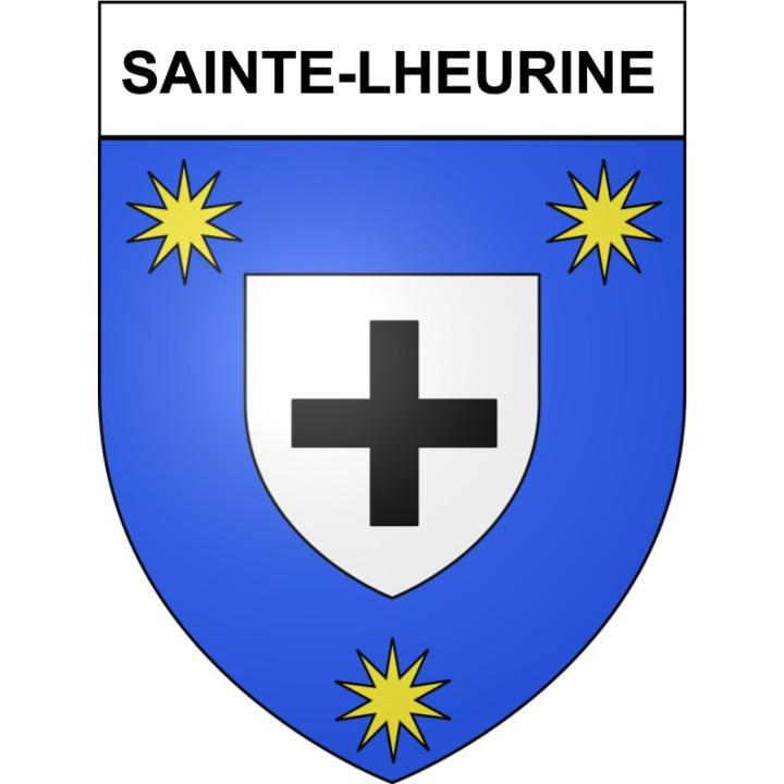 Sainte-Lheurine 17 ville Stickers blason autocollant adhésif