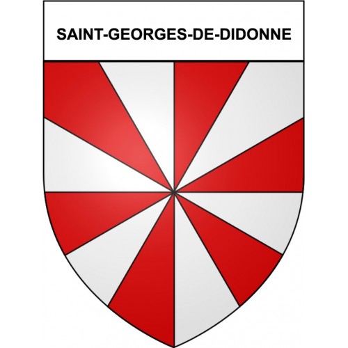 Saint-Georges-de-Didonne 17 ville Stickers blason autocollant adhésif