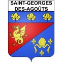 Saint-Georges-des-Agoûts 17 ville Stickers blason autocollant adhésif