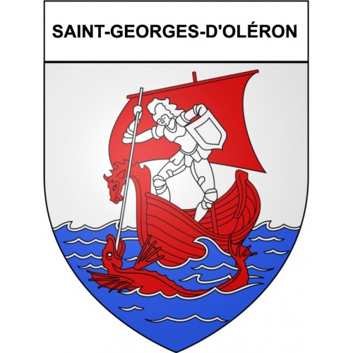 Saint-Georges-d'Oléron 17 ville Stickers blason autocollant adhésif