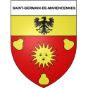 Omps Sticker wappen, gelsenkirchen, augsburg, klebender aufkleber
