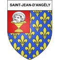 Saint-Jean-d'Angély 17 ville Stickers blason autocollant adhésif