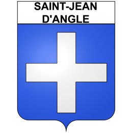 Saint-Jean-d'Angle 17 ville Stickers blason autocollant adhésif