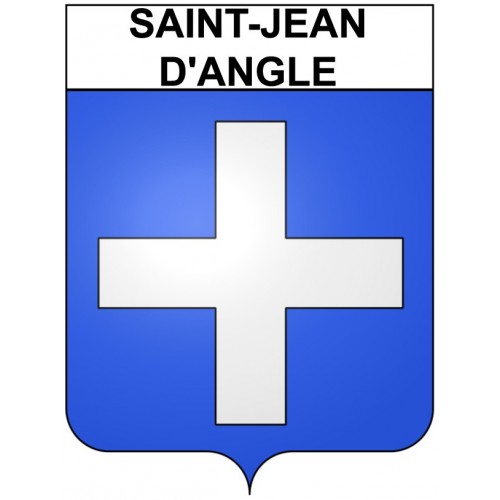 Saint-Jean-d'Angle 17 ville Stickers blason autocollant adhésif