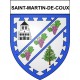 Saint-Martin-de-Coux 17 ville Stickers blason autocollant adhésif