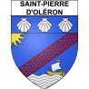 Saint-Pierre-d'Oléron 17 ville Stickers blason autocollant adhésif
