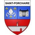Saint-Porchaire 17 ville Stickers blason autocollant adhésif